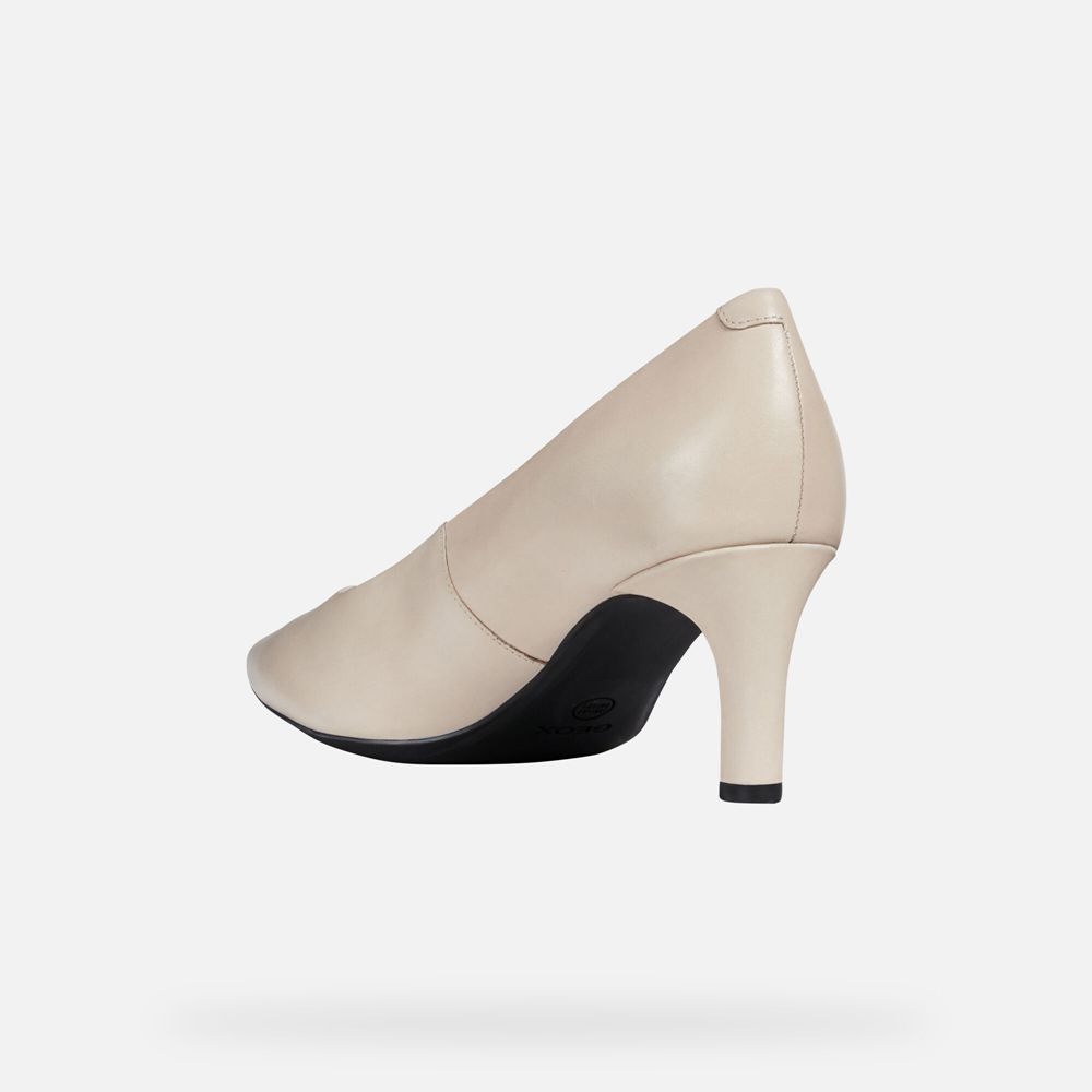 Geox Bayan Stiletto Ayakkabı Bej Rengi - Bibbiana - RDU-347269